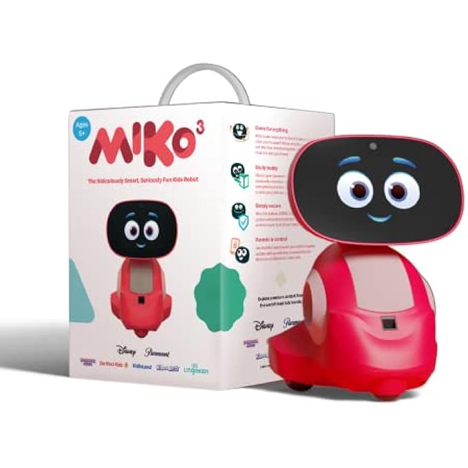 rayihni MIKO 3: AI-POWERED SMART ROBOT FOR KIDS | STEM LEARNING & EDUCATIONAL ROBOT | INTERACTIVE ROBOT WITH CODING APPS + UNLIMITED GAMES + PROGRAMMABLE | BIRTHDAY GIFT FOR GIRLS & BOYS AGED 5-12 - Image 5